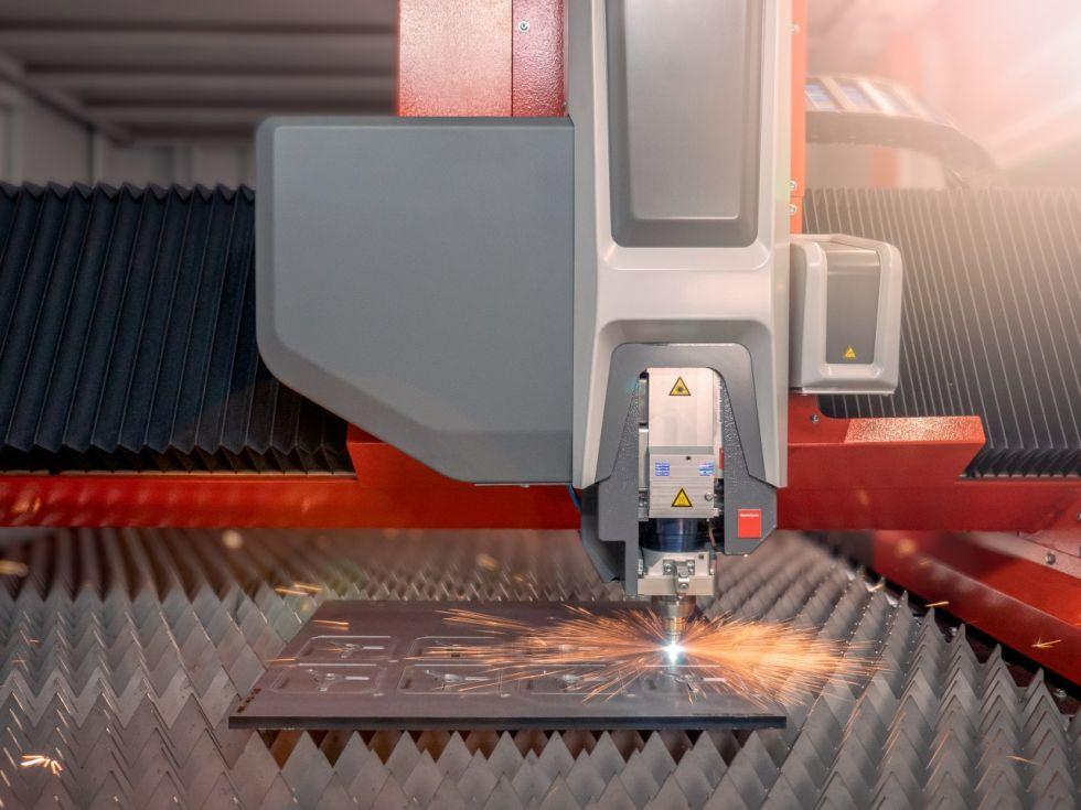 Máy Cắt Tấm Laser Sợi Quang